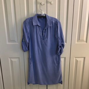 Bella Dahl Light Blue Casual Button Down Shirt